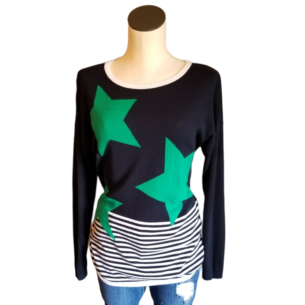Christopher & Banks stars and stripes sweater